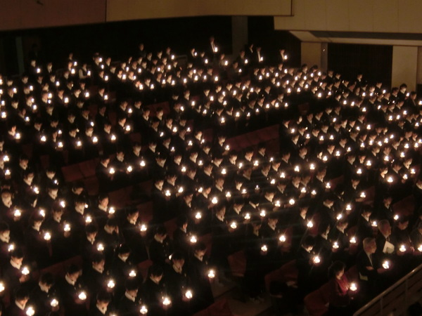 キャンドルサービス クリスマスミサ 学校法人静岡雙葉学園 静岡雙葉中学校 高等学校